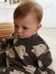 Mono Ghost - Baby Halloween Sweat Top and Joggers Set (0mths-3yrs) - Bild 4 von 4