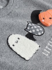 Schwarz/Weiß/Figur - Baby Halloween Top/Leggings Set (0mths-2yrs) - Bild 12 von 13
