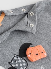 Schwarz/Weiß/Figur - Baby Halloween Top/Leggings Set (0mths-2yrs) - Bild 13 von 13