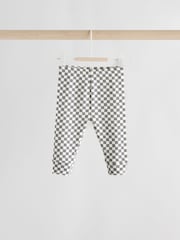 Schwarz/Weiß/Figur - Baby Halloween Top/Leggings Set (0mths-2yrs) - Bild 5 von 13