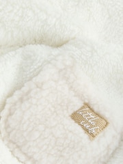 Cream Borg Hooded Sweat and Jogger Baby Set (0mths-2yrs) - Image 5 of 6