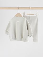 دب رمادي - Sweat Hoodie and Leggings Baby Set (0mths-2yrs) - صورة 5 من 11