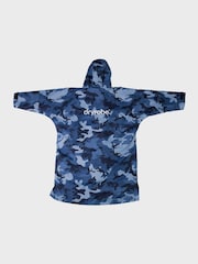 Синий - Халат для переодевания с длинными рукавами для взрослых dryrobe Advance - Изображение 12 из 13