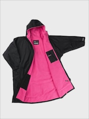 dryrobe Black Dark Advance Adult Long Sleeve Changing Robe - Image 11 of 13