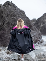 dryrobe Black Dark Advance Adult Long Sleeve Changing Robe - Image 3 of 13