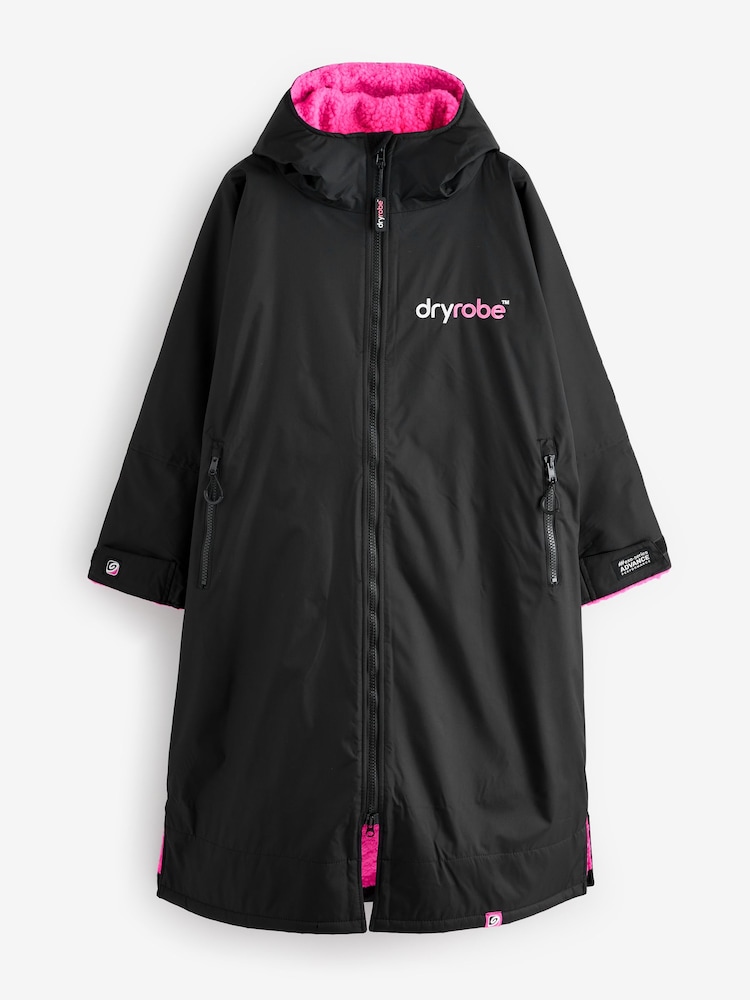 dryrobe Black Dark Advance Adult Long Sleeve Changing Robe - Image 9 of 13
