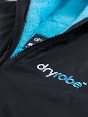 Черный - Халат для переодевания с длинными рукавами для взрослых dryrobe Advance - Изображение 13 из 14