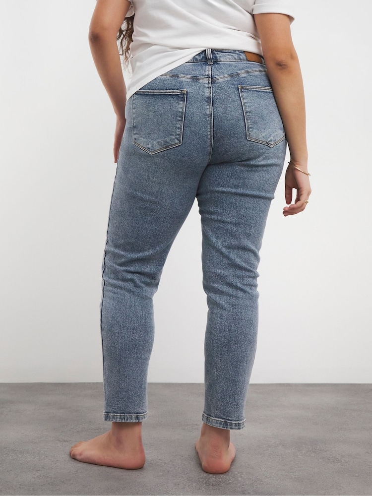 Blau - Simply Be Slim Mom Jeans - Bild 2 von 6 Blau - Simply Be Slim Mom Jeans - Bild 2 von 6