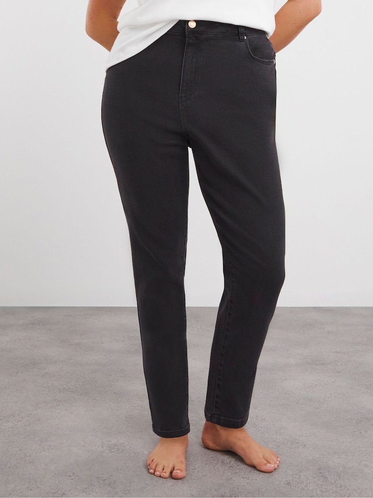 Negro - Simply Be Slim Mom Jeans - Imagen 1 de 4 Negro - Simply Be Slim Mom Jeans - Imagen 1 de 4