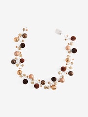 Copper Bauble Pre Lit Christmas Garland - Image 2 of 6