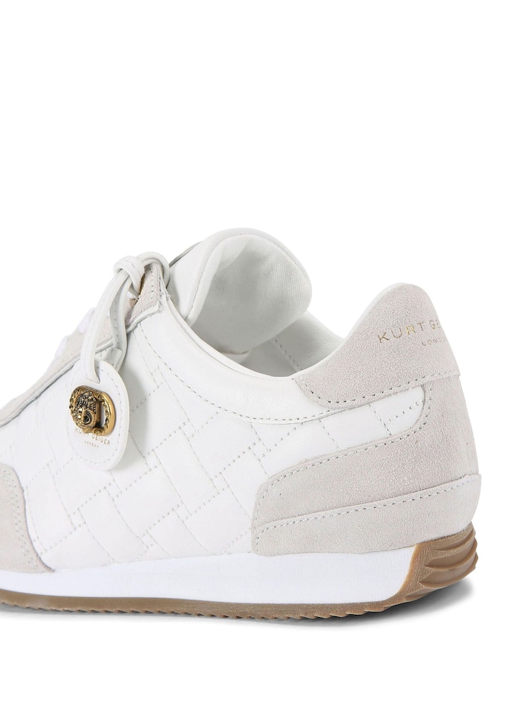 Kurt Geiger London White Chelsea Tag Runner Trainers - Image 5 of 5