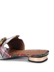Kurt Geiger London Pink Mayfair Flat Sandal Shoes - Image 4 of 5