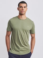Aubin Askern Green 100% Cotton T-Shirt - Image 1 of 1