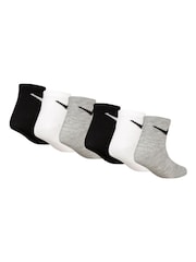 Nike White Little Kids Socks 6 Pack - Image 1 of 11
