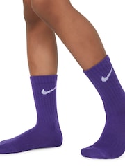 Nike Multi Little Kids Performance Crew Socks 6 Pack - Image 4 of 11