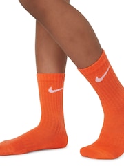 Nike Multi Little Kids Performance Crew Socks 6 Pack - Image 5 of 11