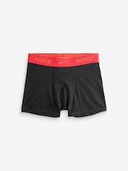 Nike Black Multi Coloured Waistband 5 Pack Boys Boxers - Image 2 of 6