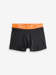 Nike Black Multi Coloured Waistband 5 Pack Boys Boxers - Image 3 of 6
