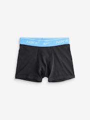 Nike Black Multi Coloured Waistband 5 Pack Boys Boxers - Image 4 of 6