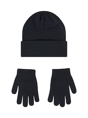 Nike Black Club Beanie and Glove Set - Image 2 of 7