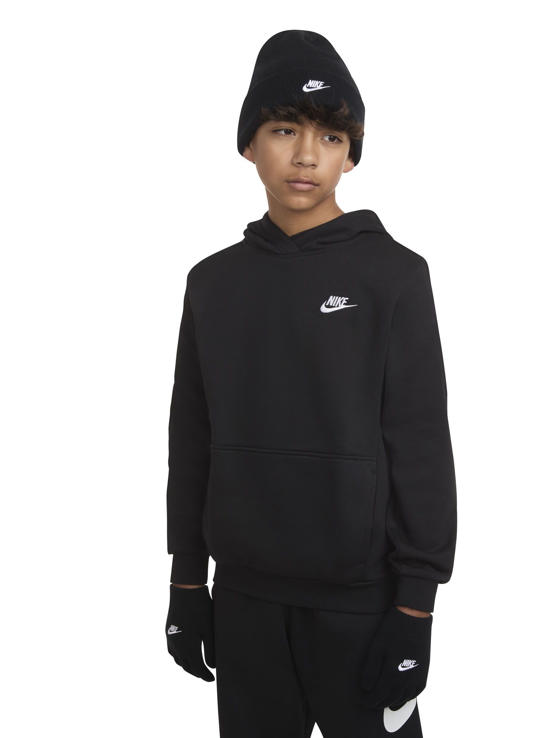 nike men's running thermal beanie & glove set