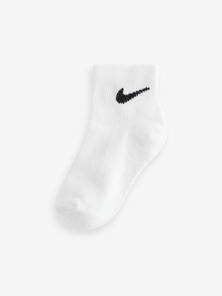 Nike White Little Kids Mid Socks 6 Pack - Image 2 of 7