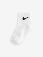 Nike White Little Kids Mid Socks 6 Pack - Image 6 of 7