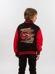 Brands In Red Boys Disney Cars Lightning McQueen Varsity Jacket - Image 3 of 4