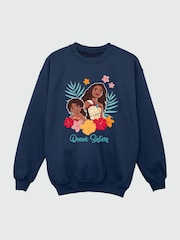 Brands In Blue Girls Sisters Disney Moana Ocean Sweatshirt - Image 2 of 3