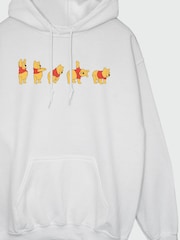 Brands In White Womens Disney Winnie The Pooh Stretching Hoodie - Image 4 of 4