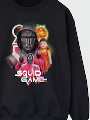 Brands In Black Mens Netflix Squid Game Composition Sweatshirt - Image 4 of 5