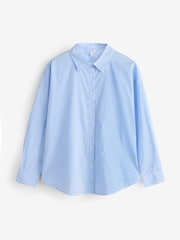 Blue Ticking Stripe Pure Cotton Button Down Shirt - Image 1 of 1