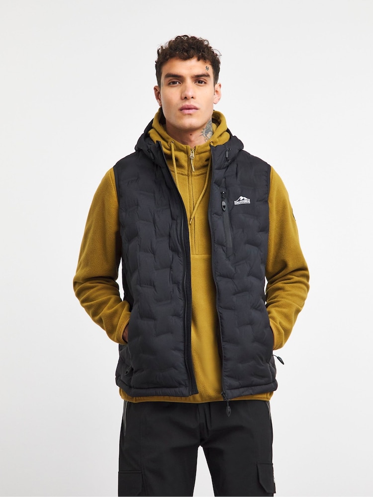Snowdonia Black Insulated Padded Gilet - Image 1 of 4