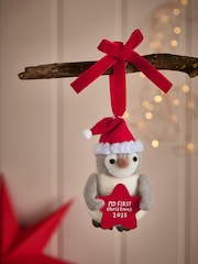 Babys First Christmas 2025 Bauble - صورة 1 من 3