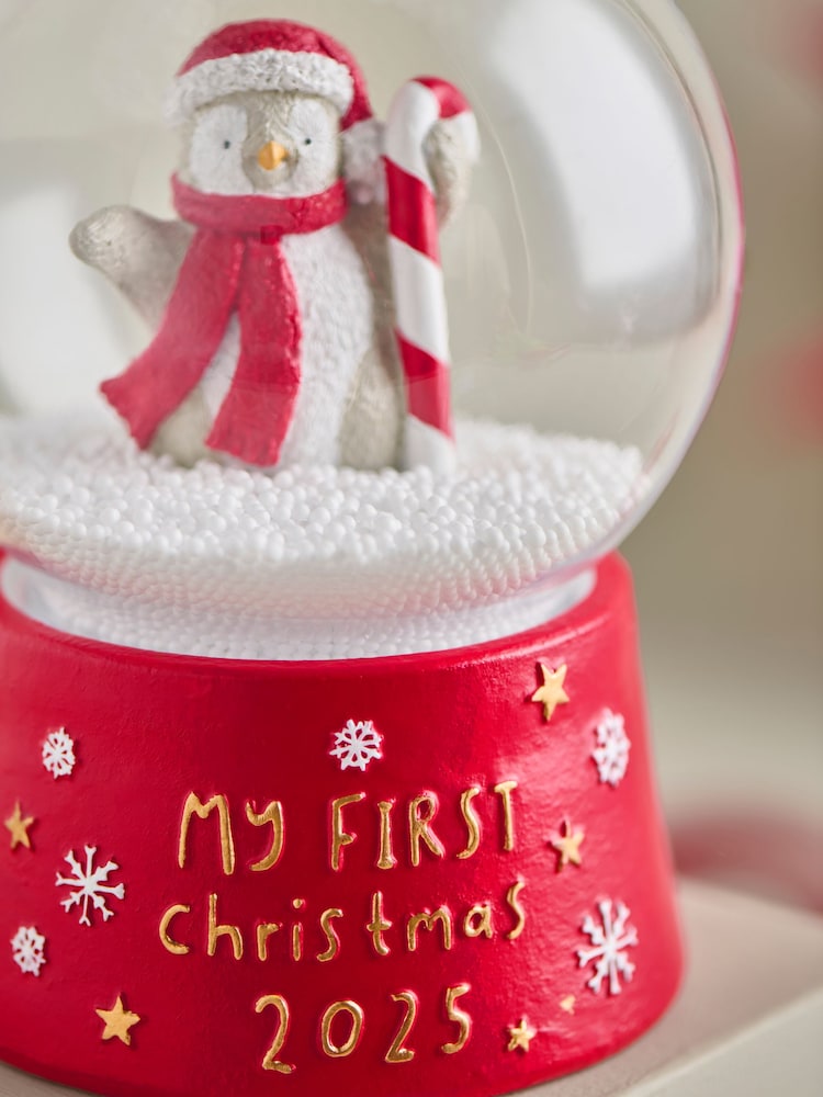 Red Babys First Christmas 2025 Snow Globe - Image 2 of 4 Red Babys First Christmas 2025 Snow Globe - Image 2 of 4