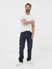 FatFace Dark Vintage Blue Straight Fit Straight Fit Jeans - Image 1 of 3