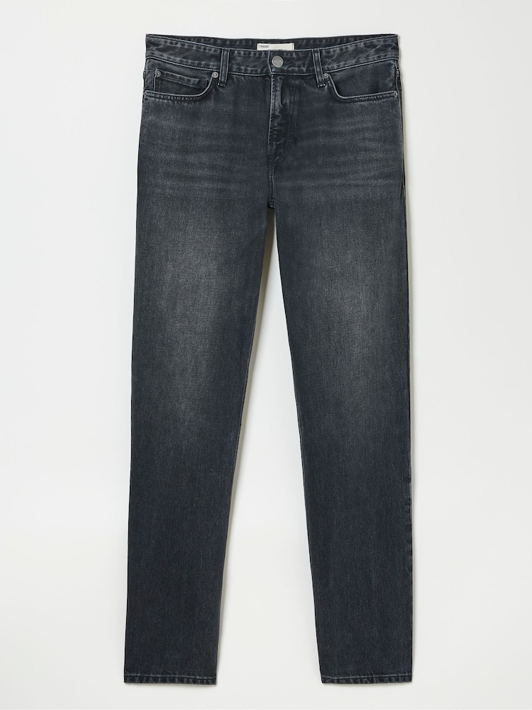 FatFace Washed Black Straight Fit Jeans - Image 5 of 5