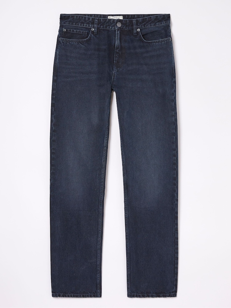 FatFace Denim Dark Blue Straight Fit Straight Fit Jeans - Image 6 of 6
