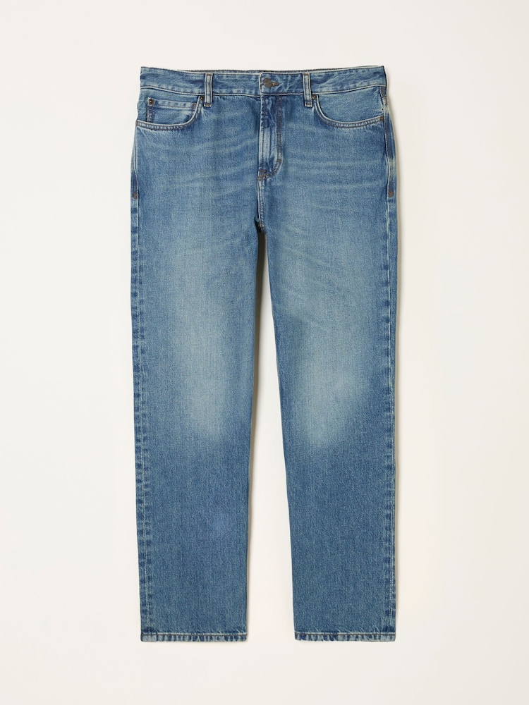 FatFace Denim Blue Tint Straight Fit Jeans - Image 1 of 1