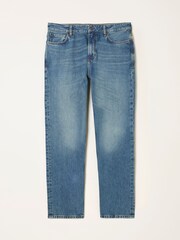 FatFace Denim Blue Tint Straight Fit Jeans - Image 6 of 6