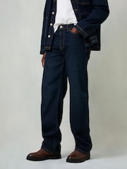FatFace Dark Vintage Blue Loose Fit jeans - Image 1 of 8