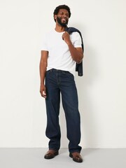 FatFace Dark Vintage Blue Loose Fit jeans - Image 6 of 8