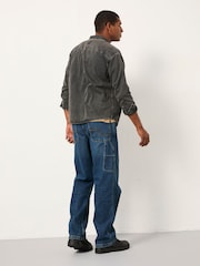 FatFace Indigo Blue Loose Fit Utility Jeans - Image 4 of 8