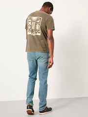 FatFace Denim Blue Tint Slim Fit Slim Fit Jeans - Image 4 of 8