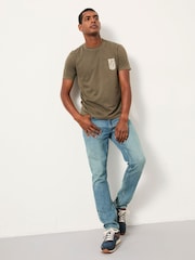 FatFace Denim Blue Tint Slim Fit Slim Fit Jeans - Image 5 of 8