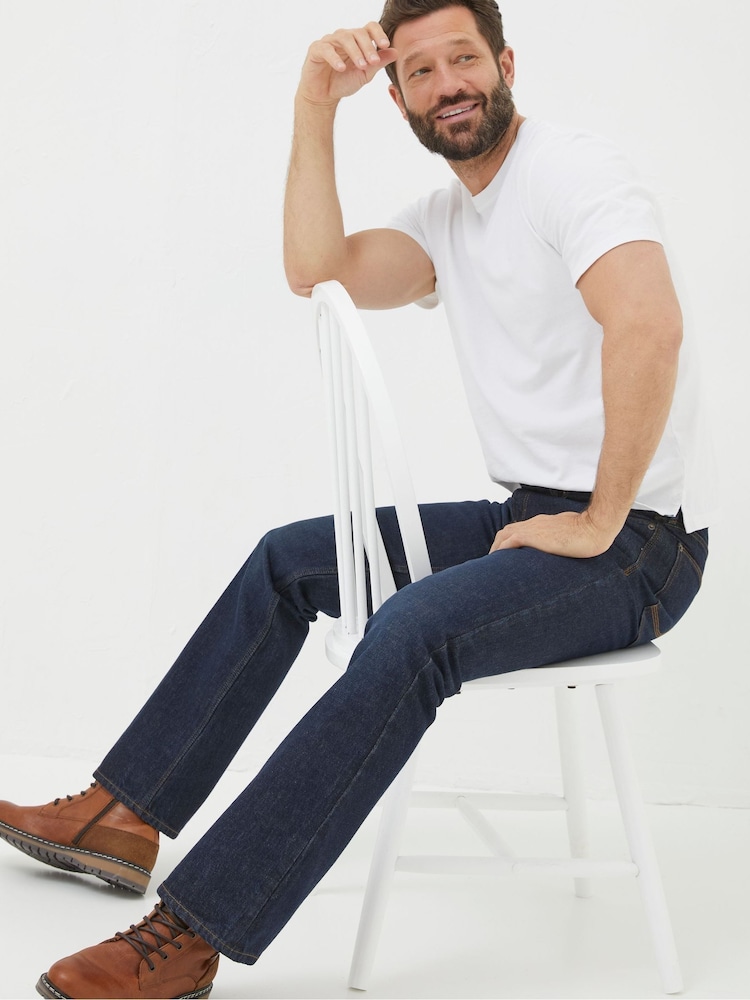 Azul escuro vintage - Calça jeans FATFACE Bootcut - Imagem 2 de 6