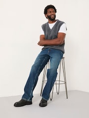 FatFace Indigo Blue Loose Fit jeans - Image 4 of 6