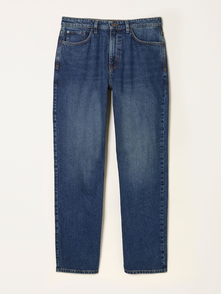 FatFace Indigo Blue Loose Fit jeans - Image 6 of 6