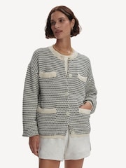 Varley Green Tidewell Textured Knit Jacket - Image 1 of 6