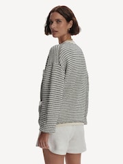 Varley Green Tidewell Textured Knit Jacket - Image 2 of 6